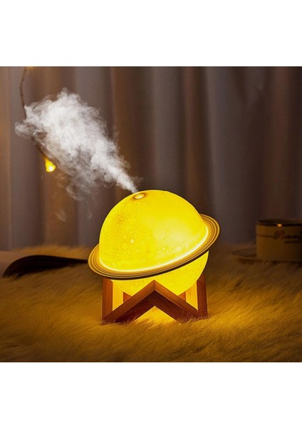 Planet Hava Nemlendirici, Ay Lambası Serin Buharlı Nemlendirici , LED Gece Lambası Nemlendirici ve Uçucu Yağ Difüzörü USB Nemlendiriciler (Yurt Dışından) Esanslı Hava Nemlendirme Makinası,