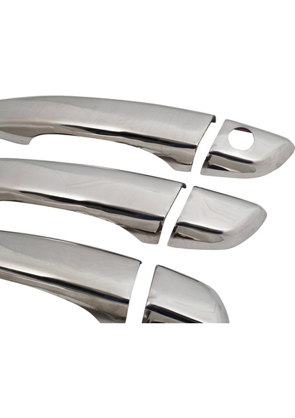 Citroen C5 Aircross Uyumlu 2019 ve Üzeri Krom Kapı Kolu 4 Kapı Paslanmaz Çelik