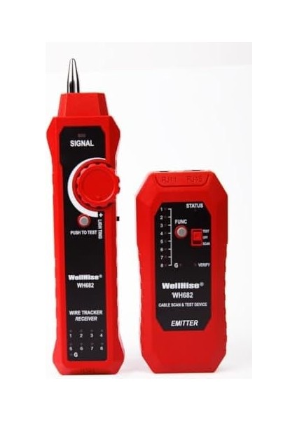 WH682 Kablo Bulucu Kablo Test Cihazı Bilibili Wire Tracker Çantalı