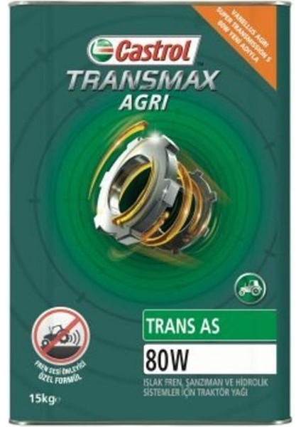Transmax Agri 80W Transmisyon Yağı