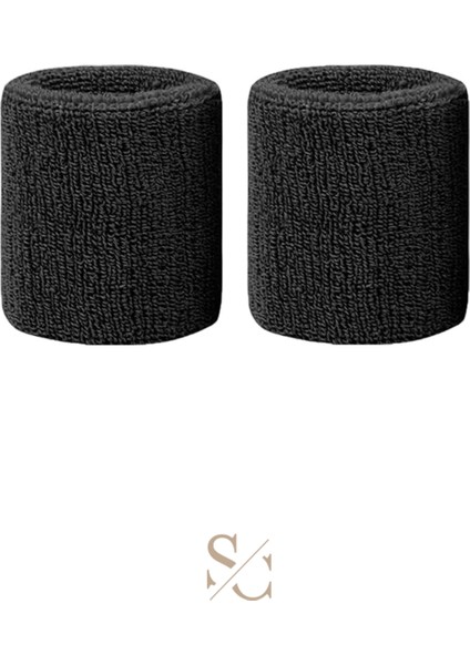 2 Adet Süper Ter Emici Premium Çift Kat Havlu Bileklik Tenis Basketbol Futbol Için Sporcu Bilekliği