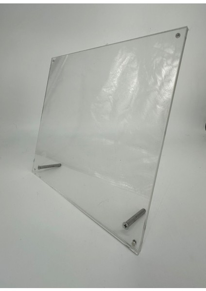 5 Adet Takım Şeffaf Metal Ayaklı Çerçeve