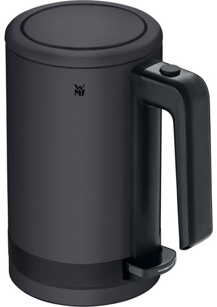 Küchenminis Mini Seyahat Su Isıtıcısı, Paslanmaz Çelik, 0,8 L, Kireç Filtreli Elektrikli Su Isıtıcısı, 1800 W, Küçük Çaydanlık, Paslanmaz Çelik, Siyah