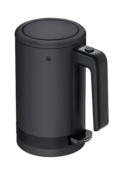Küchenminis Mini Seyahat Su Isıtıcısı, Paslanmaz Çelik, 0,8 L, Kireç Filtreli Elektrikli Su Isıtıcısı, 1800 W, Küçük Çaydanlık, Paslanmaz Çelik, Siyah