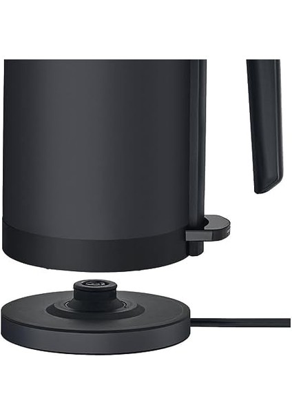 Küchenminis Mini Seyahat Su Isıtıcısı, Paslanmaz Çelik, 0,8 L, Kireç Filtreli Elektrikli Su Isıtıcısı, 1800 W, Küçük Çaydanlık, Paslanmaz Çelik, Siyah