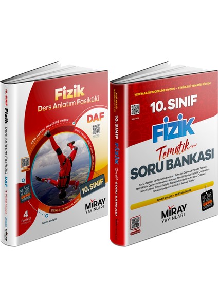 Miray 2026 10. Sınıf Fizik Ders Anlatım Fasikülleri + Tematik Soru Seti 2 Kitap