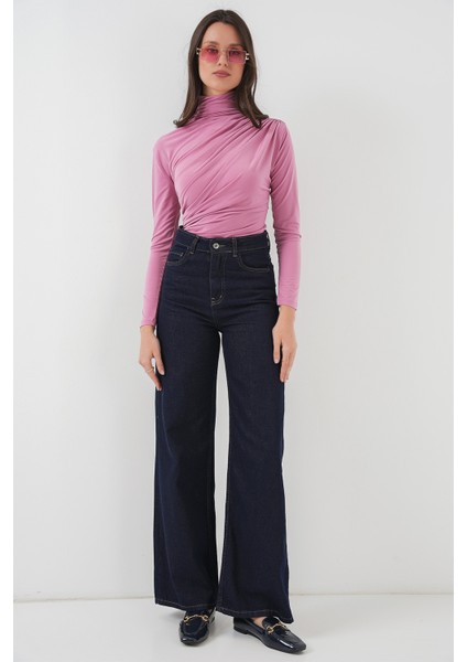 925 Büzgü Detaylı Sandy Bluz - Gül Kurusu fiyatları