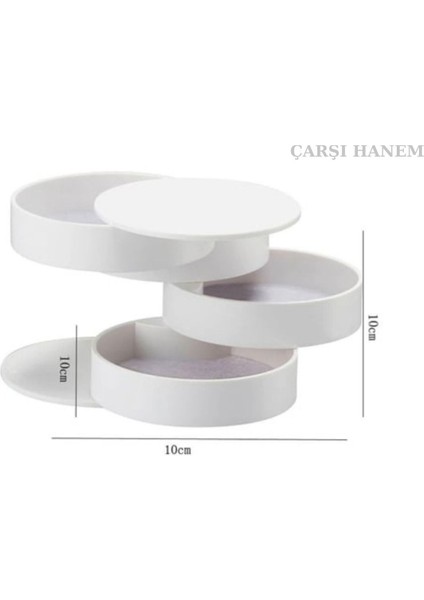 Şık Beyaz Takı Kutusu ve Düzenleyici, Mücevher Aksesuar Organizer modelleri