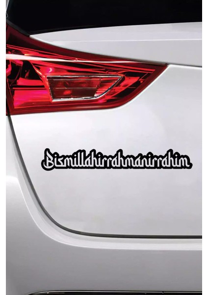 Besmele - Araç, Oto, Laptop, Duvar Uyumlu Sticker 90*18 cm fiyatları