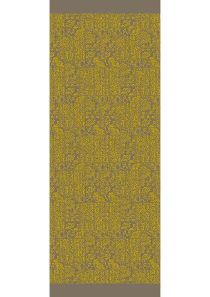 Henna Desen Çift Taraflı Şal Koyu Gri-Hardal indirimleri