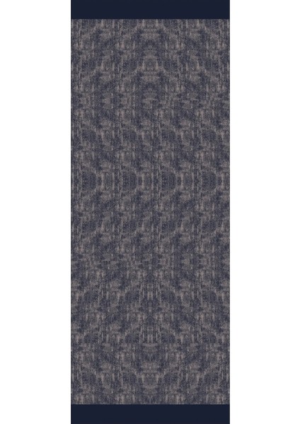 Sahra Desen Çift Taraflı Şal Lacivert-Bej