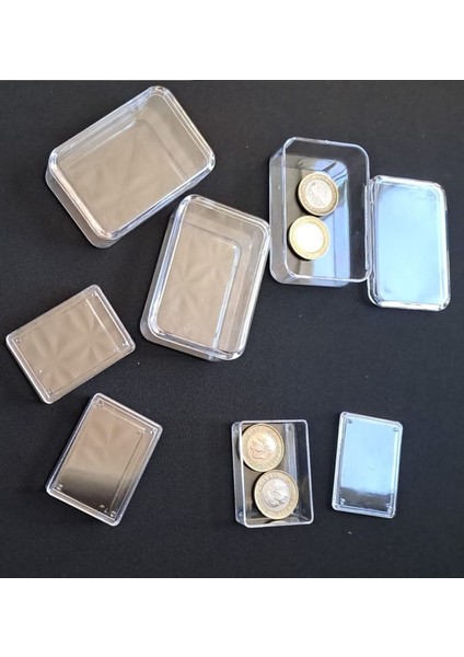 Şeffaf Kapaklı 12'li Organizer Kutu Seti, Gri, Saklama ve Düzenleme Için Ideal fiyatları