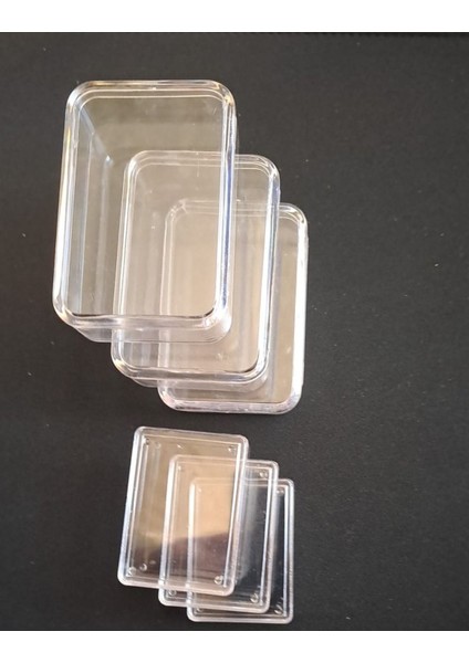 Şeffaf Kapaklı 12'li Organizer Kutu Seti, Gri, Saklama ve Düzenleme Için Ideal fırsatları