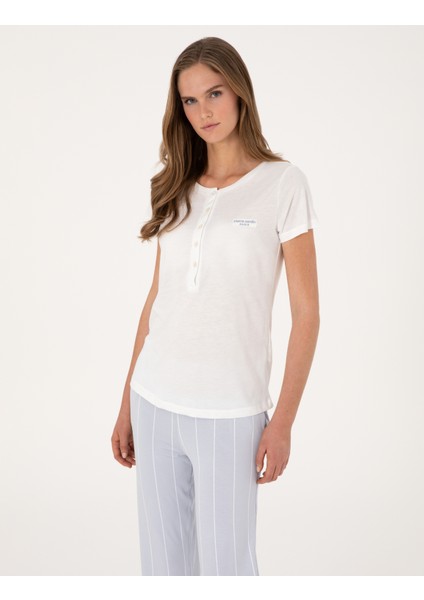 Kadın Beyaz Lohusa Pijama Takımı 50319051-VR013 modelleri