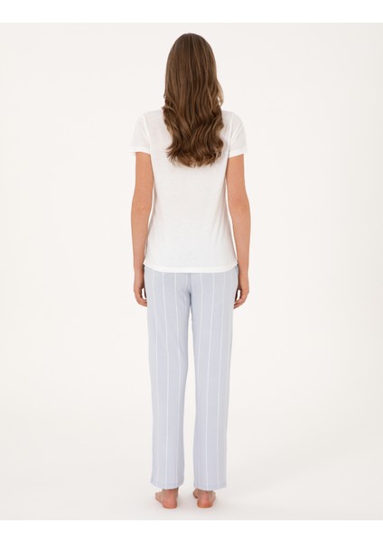 Kadın Beyaz Lohusa Pijama Takımı 50319051-VR013 indirimleri