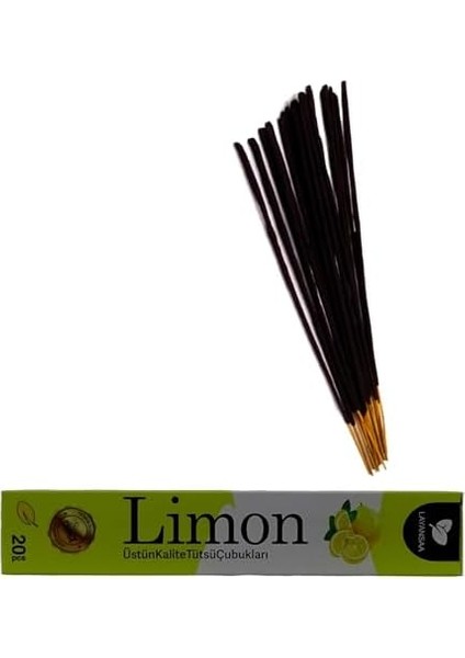 Lemon (Limon) Kokusu Özel Aroma Kokusu Agarbatti Arınma 20 Adet 1 Paket Çubuk Tütsü modelleri