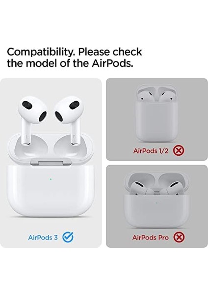 Airpods (3. Nesil) Kılıf Urban Fit Dokuma Black - ASD02111