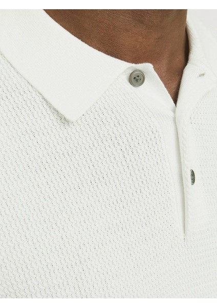 Jack Jones Cooper Knıt Triko Polo Yaka Erkek Tişört 12271483 fırsatları