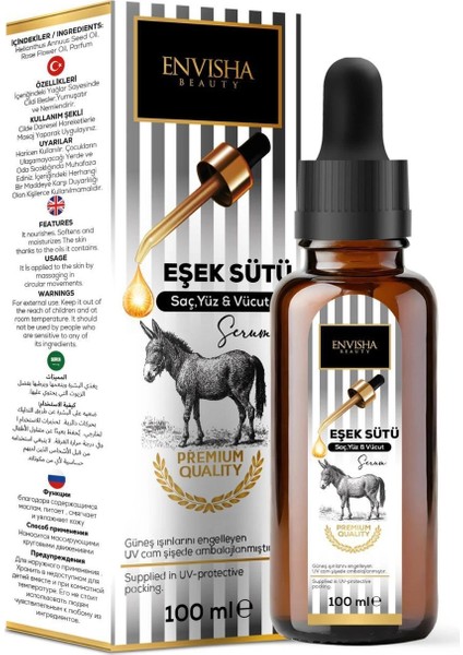 Envisha Beauty Eşek Sütü Serumu – 100 ml