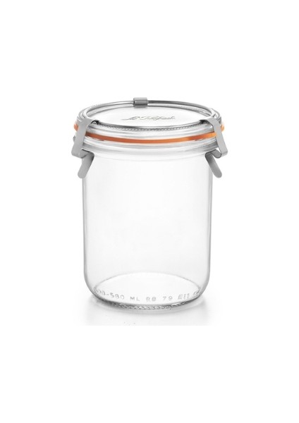 Klipsli 2'li Cam Kavanoz Seti (1 Adet 580 ml - 1 Adet 425 Ml) fiyatları