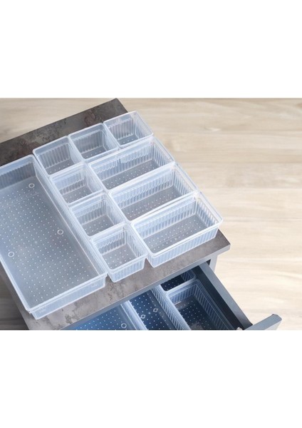 Turuncu 24 Parça Çekmece Içi Düzenleyici ve Organizer Kutu fiyatları