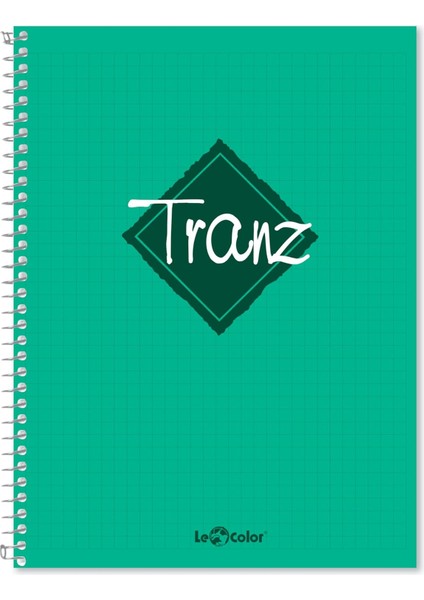 Color A5 Defter Kareli 200 Syf Yeşil Tranz