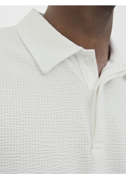 Jack Jones Sago Textured Erkek Polo Yaka Tişört 12276735 modelleri