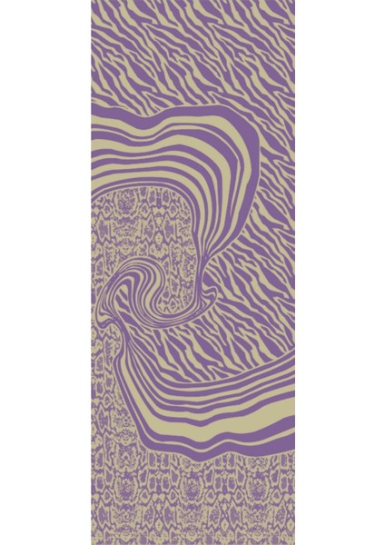 Riad Desen Çift Taraflı Şal Zeytin-Mor fırsatları