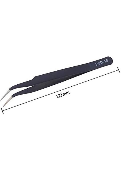 St-15 Antistatik Eğri Uç Tweezers Cımbız fiyatları