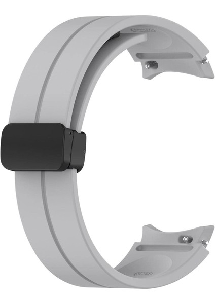Samsung Galaxy Watch 4 Classic 46MM Kordon Ribbon Line Gri