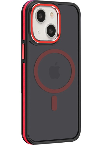 Iphone 14 Winner Magsafe Kapak - Kırmızı Nrmsa