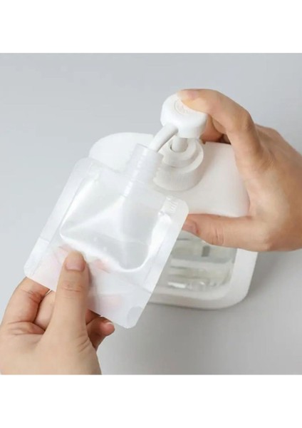 Taşınabilir 3'lü 100 ml Sıvı Seyahat Çantası, Pratik Makyaj ve Kişisel Bakım Seti