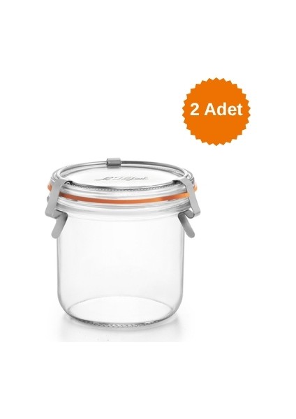 Klipsli 4'lü Cam Kavanoz Seti (2 Adet 580 ml - 2 Adet 425 Ml) fiyatları