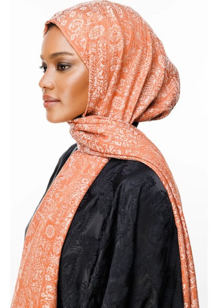 Henna Desen Çift Taraflı Şal Vizon-Tarçın fiyatları