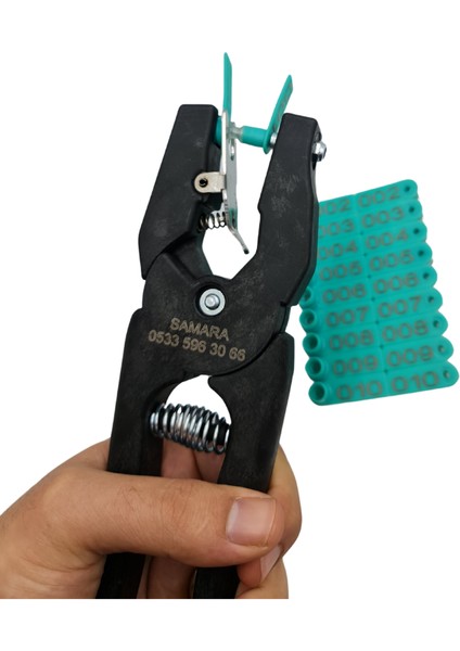 700 Adet Turkuaz Renk Kuzu Küpesi(Parmak Küpe)+Pens Ucu Hediye modelleri