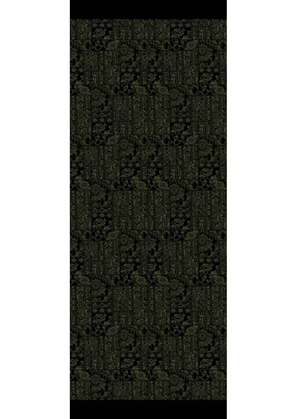 Henna Desen Çift Taraflı Şal Siyah-Haki fırsatları