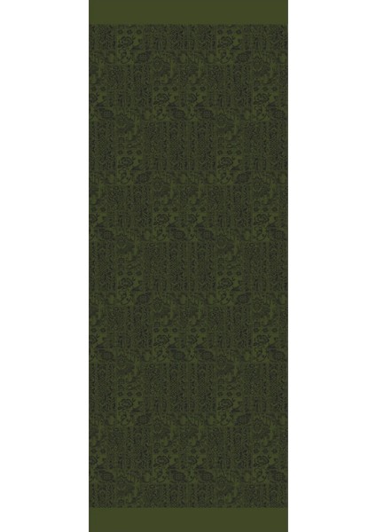 Henna Desen Çift Taraflı Şal Siyah-Haki indirimleri