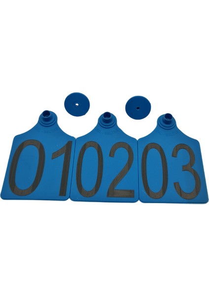 Büyükboy 250 Adet Mavi Xl Büyükboy Hayvan Küpesi+Pens Ucu Hediye indirimleri