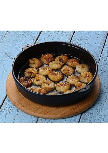 Pişirme Kabı, Lv Eco Gv 17 K4, Yuvarlak Güveç, Ahşap Altlık, Çap 17 Cm, Dökme Demir, Siyah fiyatları