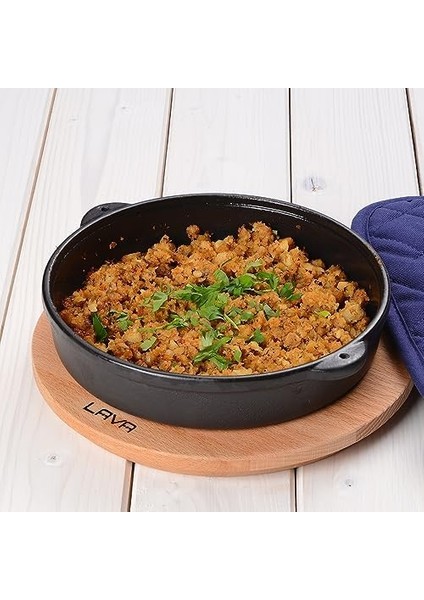 Pişirme Kabı, Lv Eco Gv 17 K4, Yuvarlak Güveç, Ahşap Altlık, Çap 17 Cm, Dökme Demir, Siyah modelleri