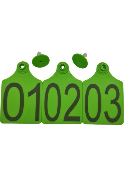 Büyükboy 450 Adet Yeşil Xl Büyükboy Hayvan Küpesi+Pens Ucu Hediye fiyatları