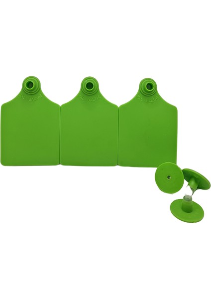 Büyükboy 450 Adet Yeşil Xl Büyükboy Hayvan Küpesi+Pens Ucu Hediye fırsatları
