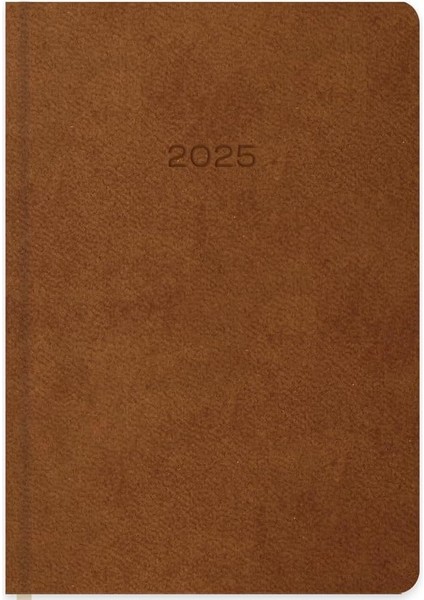 Color 2025-14 * 20 Günlük Termo Deri Ajanda-Kahverengi