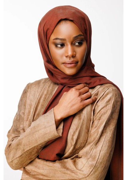 Sahra Desen Çift Taraflı Şal Acı Kahve-Kahve modelleri