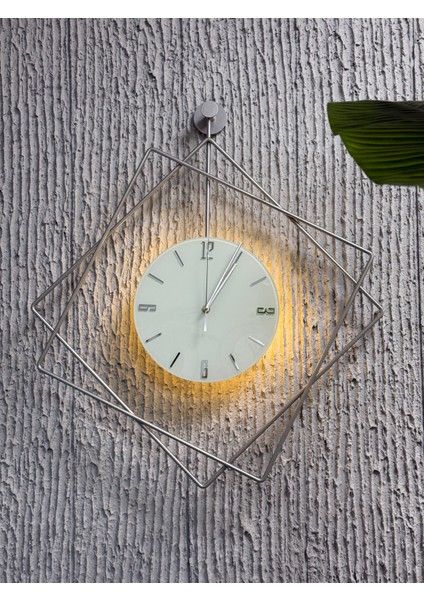 Gümüş - Ferrero KRİSTAL -Metal Kırılmaz Camlı Duvar Saati fiyatları