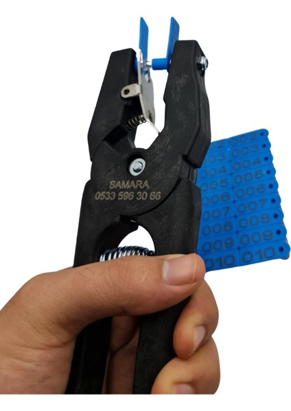 800 Adet Mavi Renk Kuzu Küpesi (Parmak Küpe)+ Pens Ucu Hediye modelleri