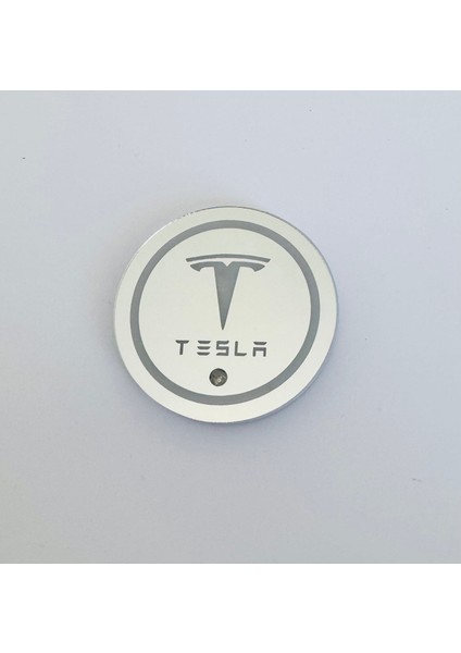 LED Bardak Altlığı Tesla Ile Uyumlu Bardaklık x Model Y Model