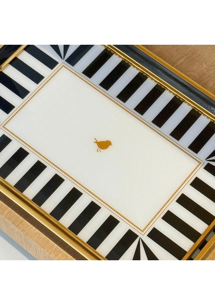 Glore A11-010- Black Line Çerçeveli Tepsi 31X46 modelleri