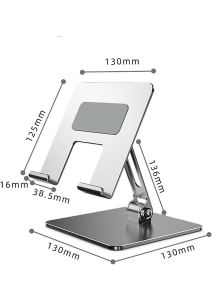 Alüminyum Açı ve Yükseklik Ayarlı Masaüstü Tablet Standı Tablet Tutucu Telefon Masa Standı fiyatları