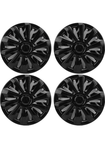 4 Adet Tekerlek Teker Göbeği Kapağı Tam Koruma Snap Çizilmeye Dalı Evrensel Fit Herhangi Bir 15 Inç Çelik Jant (Yurt Dışından)